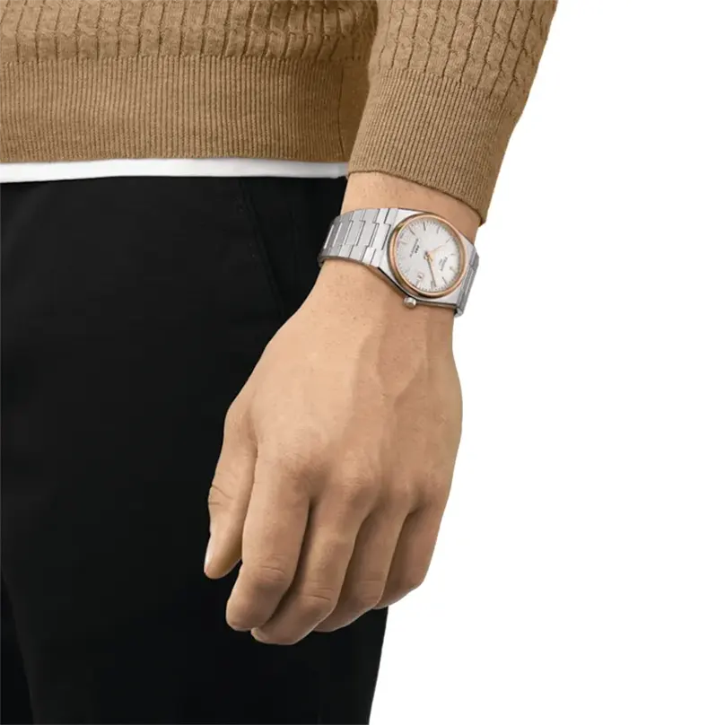 Tissot PRX Swiss Powermatic 80 Silver Dial Men's Watch- T137.407.21.031.00